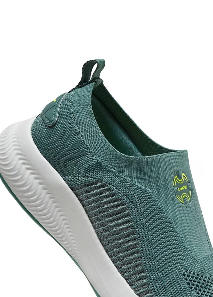 Angled view of Campus SUAVE slip-on sneakers showing upper and sole